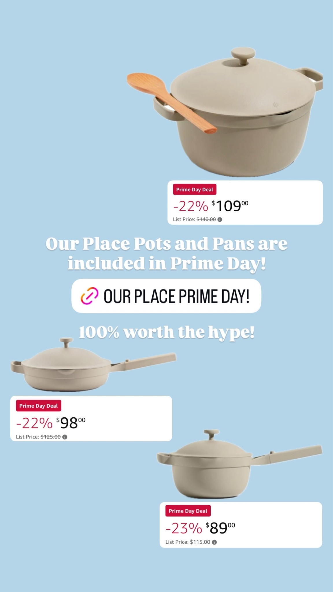 This one blew my mind! Such great deals on Our Place Pans in Prime Day!

#LTKHome #LTKSaleAlert