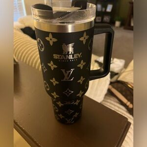 Stanley Black Louis Vuitton tumbler | Poshmark