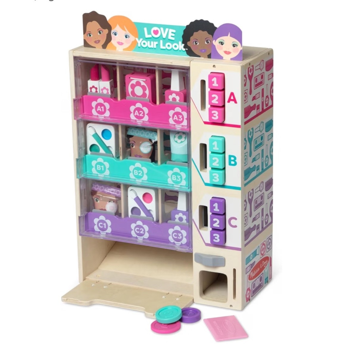 Melissa & Doug Beauty Kiosk Wooden Vending Machine Salon Play Set

Amazon toys

#LTKKids