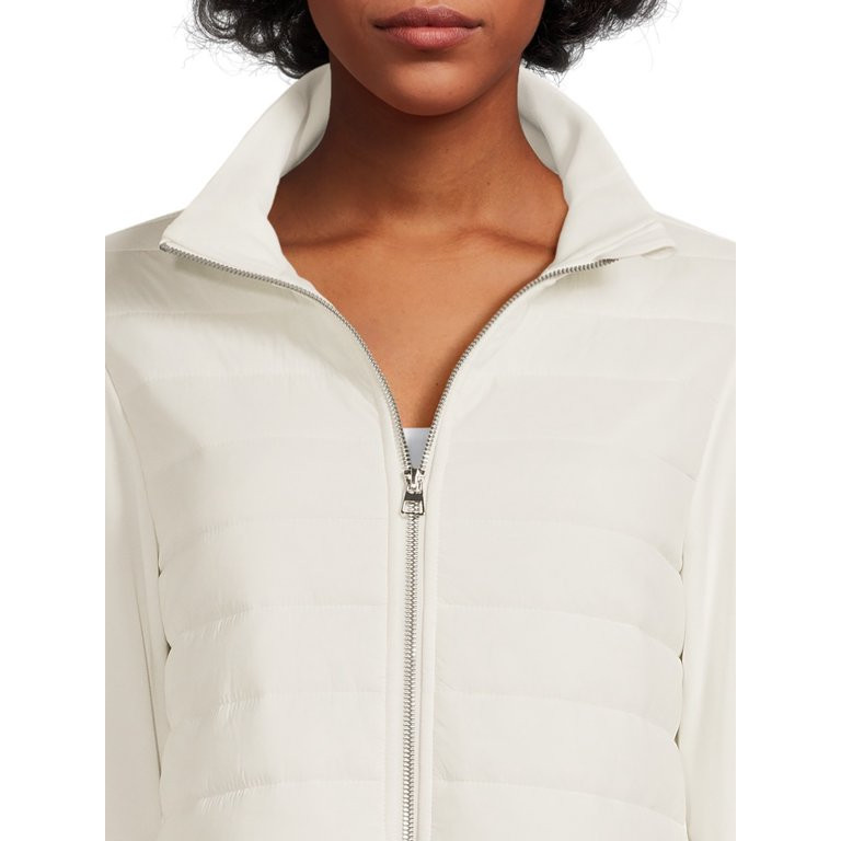 Avia Women's Mixed Media Jacket, Sizes XS-XXXL | Walmart (US)