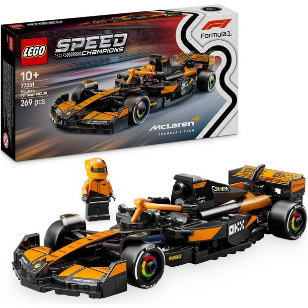 Buy LEGO Speed Champions McLaren F1 Team MCL38 Race Car 77251 | LEGO | Argos | argos.co.uk