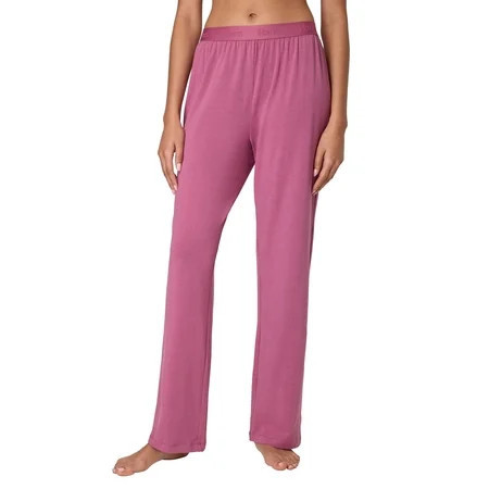 Hanes Originals Women's SuperSoft Comfywear Lounge Pants, 30" Mauve Mood L | Walmart (US)