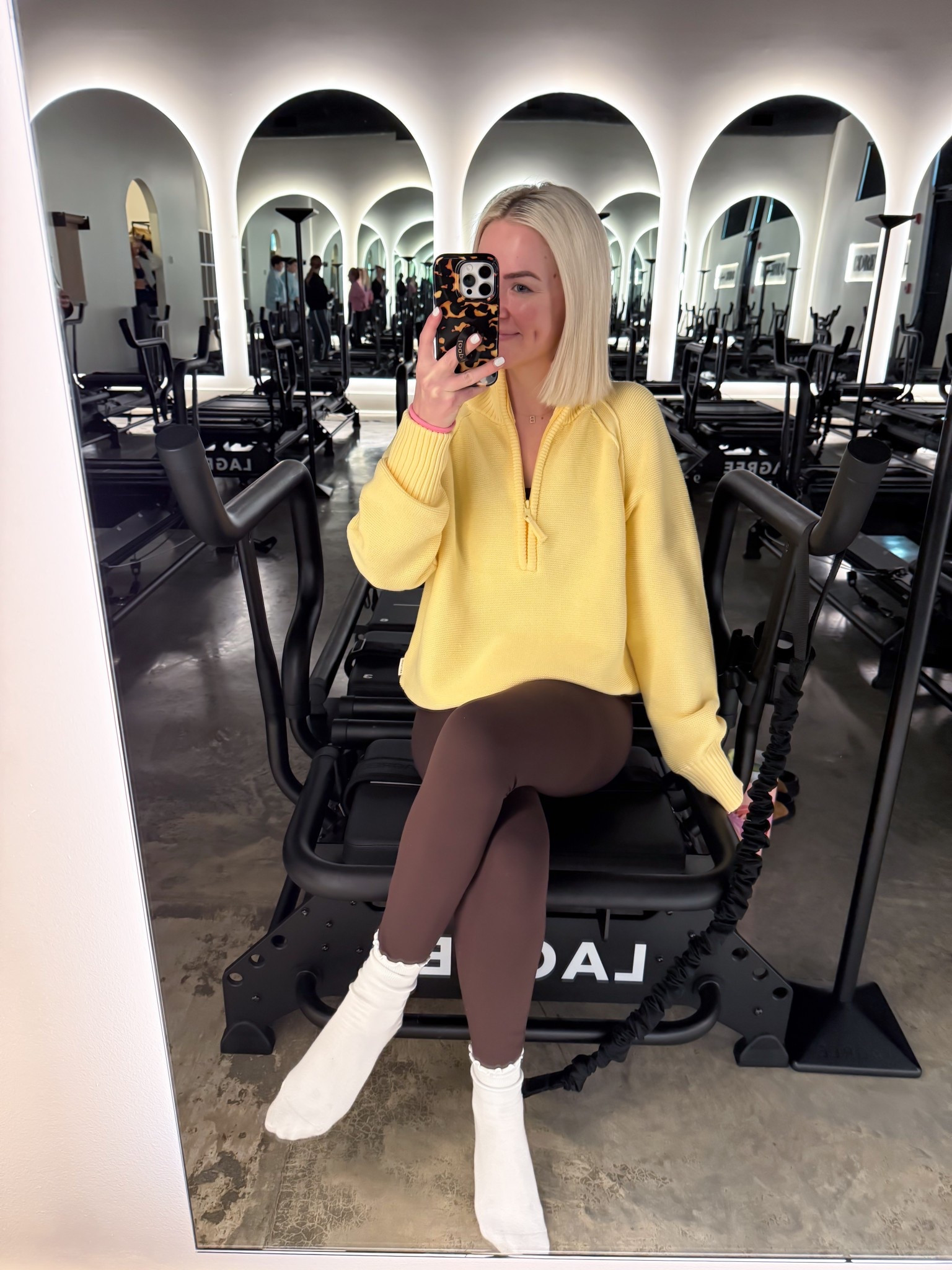 Quarter zip waffle sweater
Size: XS 

#LTKPetite