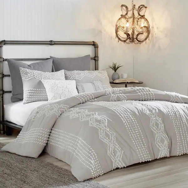 Porch & Den Narup Geometric 3-piece Cotton Comforter Set | Bed Bath & Beyond