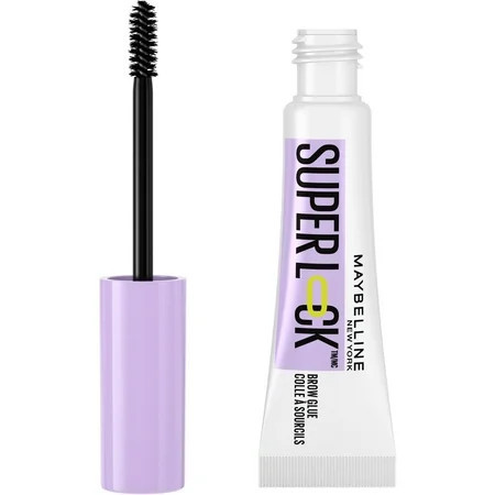 Maybelline Super Lock Brow Glue Clear Eyebrow Gel Clear 0.23 fl oz | Walmart (US)