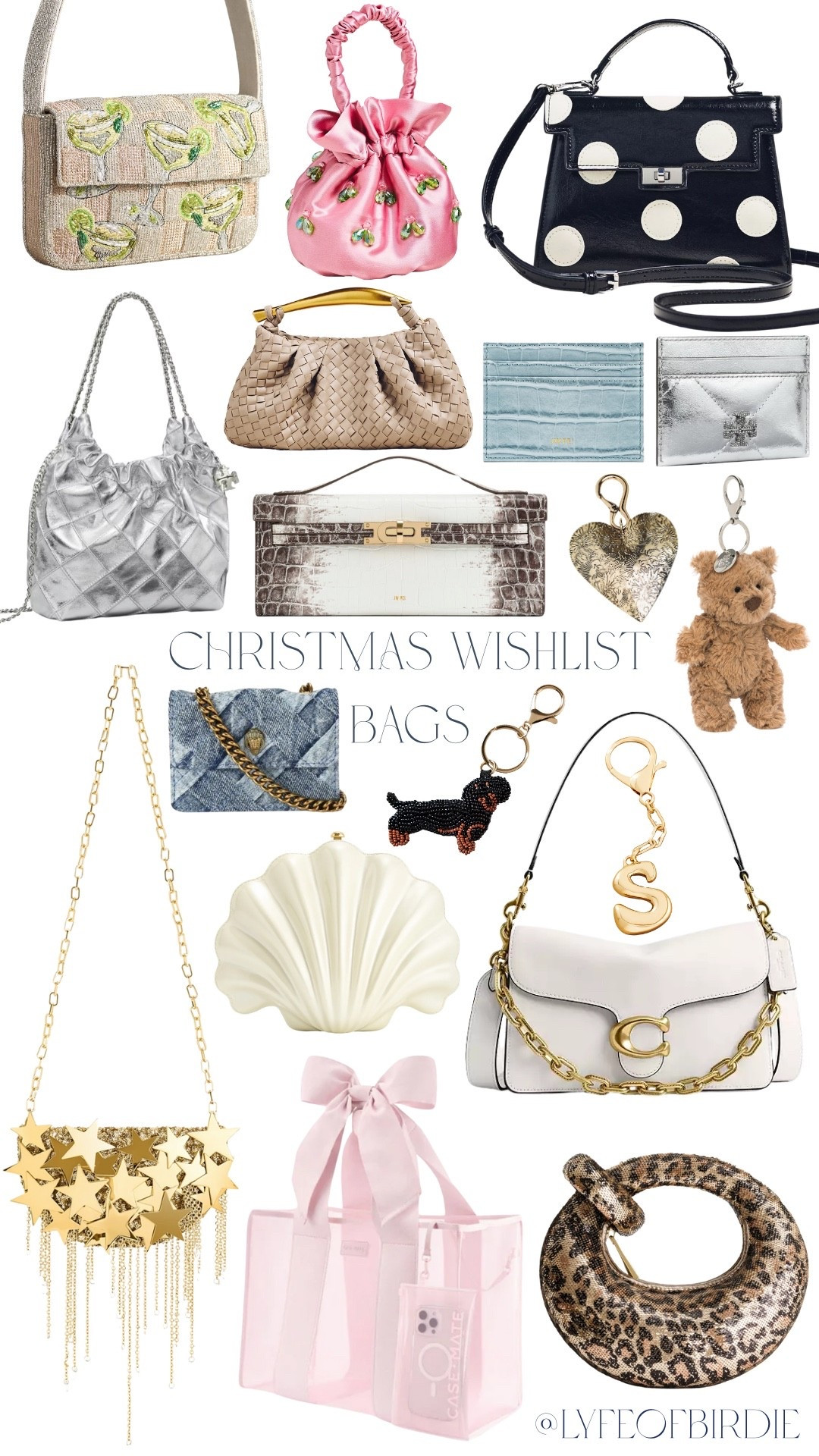You always need a different bag for a different occasion and these fit perfectly! Keychains, card cases, purses, totes- OMG what more do you need! I’m loving the mix of styles and color, it adds so much character and personality to each bag! How can you pick just one? Happy Shopping💌 

Also found on my ShopMy! @Lyfeofbirdie

https://shopmy.us/lyfeofbirdie
