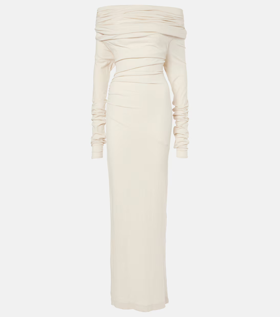 Off-shoulder jersey maxi dress | Mytheresa (UK)