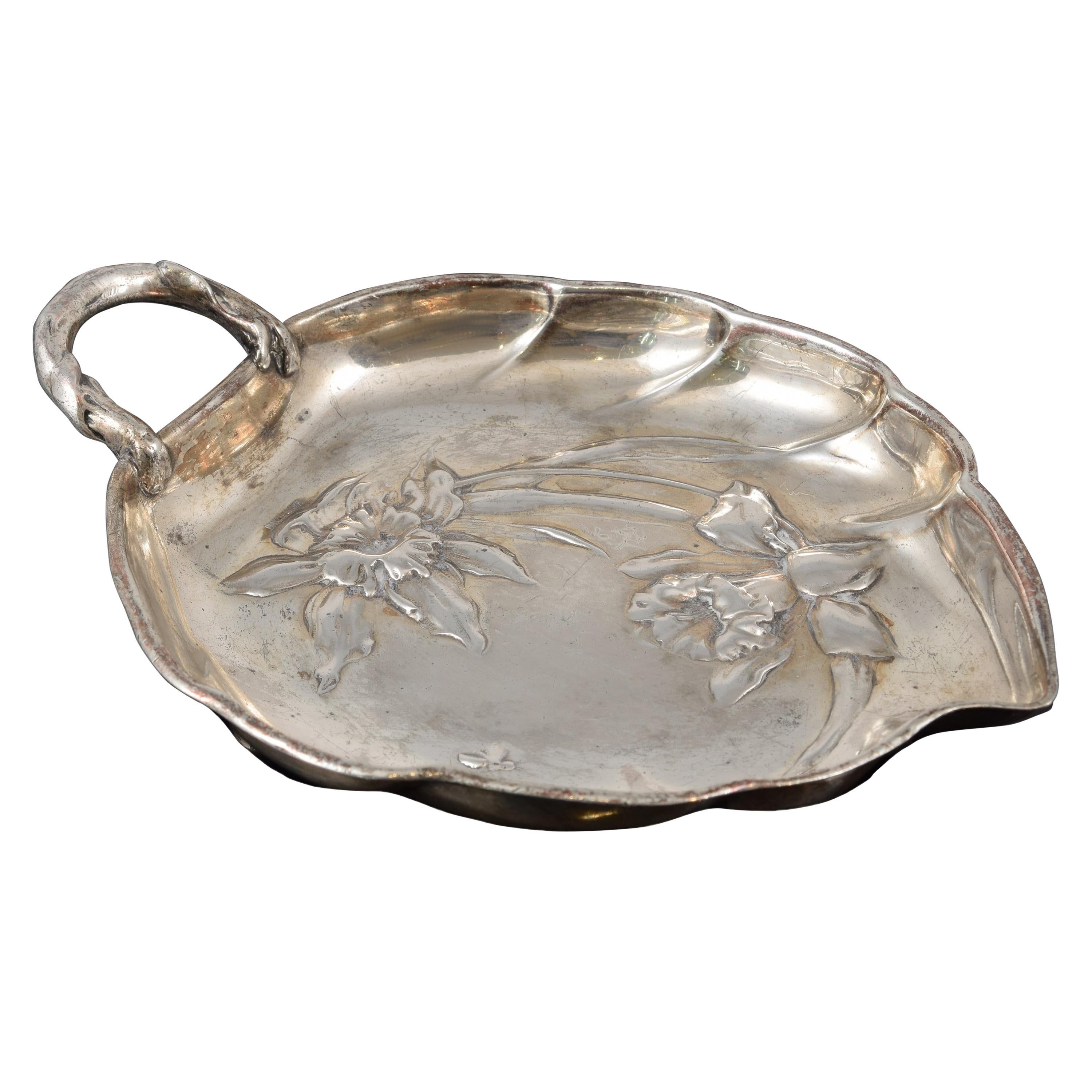 Pewter Jugendstil Tray, Kayserzinn, Germany, Around 1900 | 1stDibs