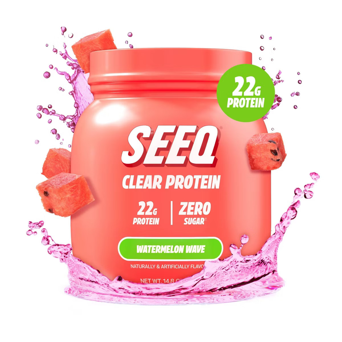 Seeq Clear Protein Powder - Watermelon Wave - Whey Protein Isolate - 15 Servings | Target