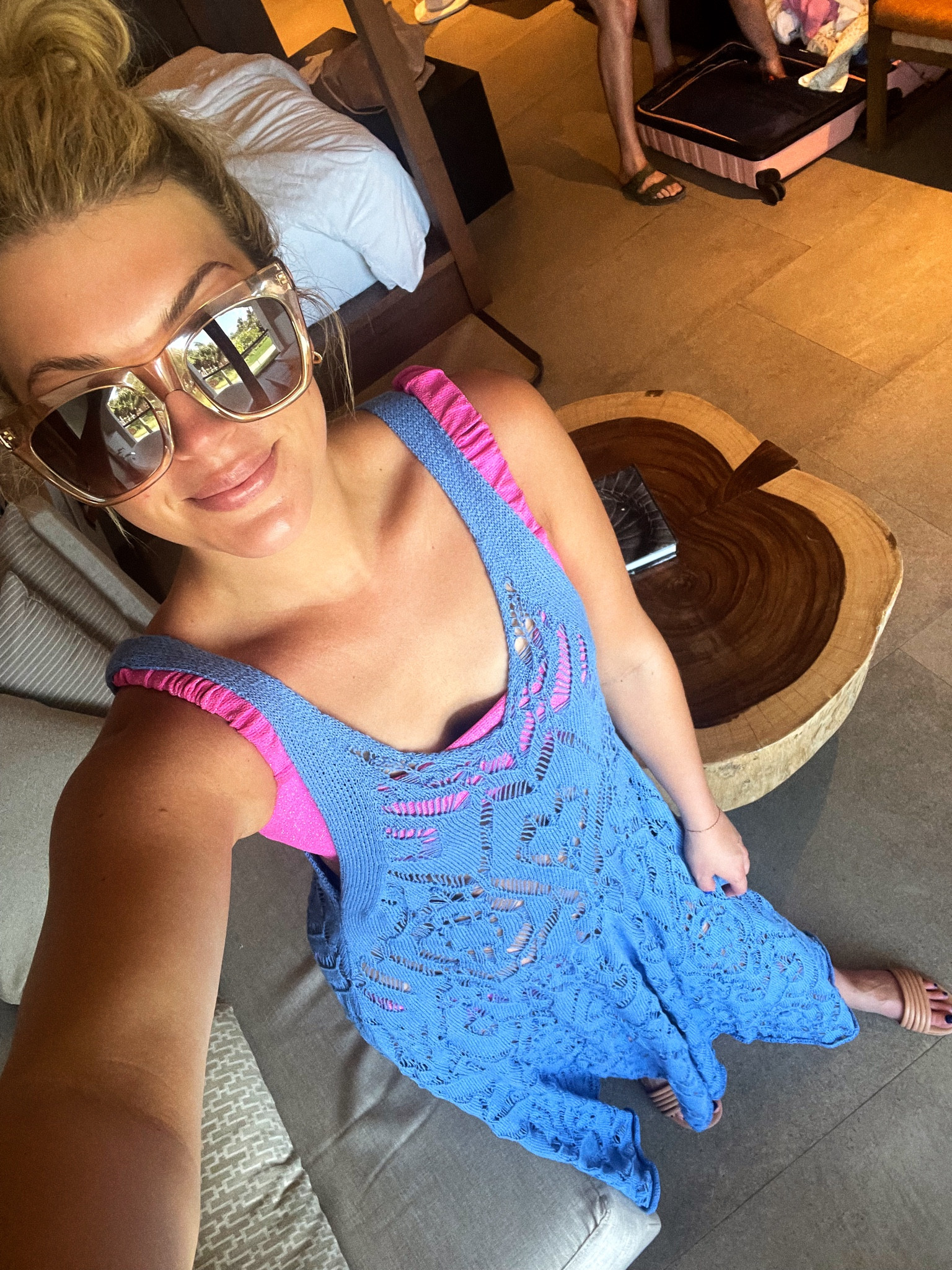 Beach look of the day. Love this cover up 

#LTKswim