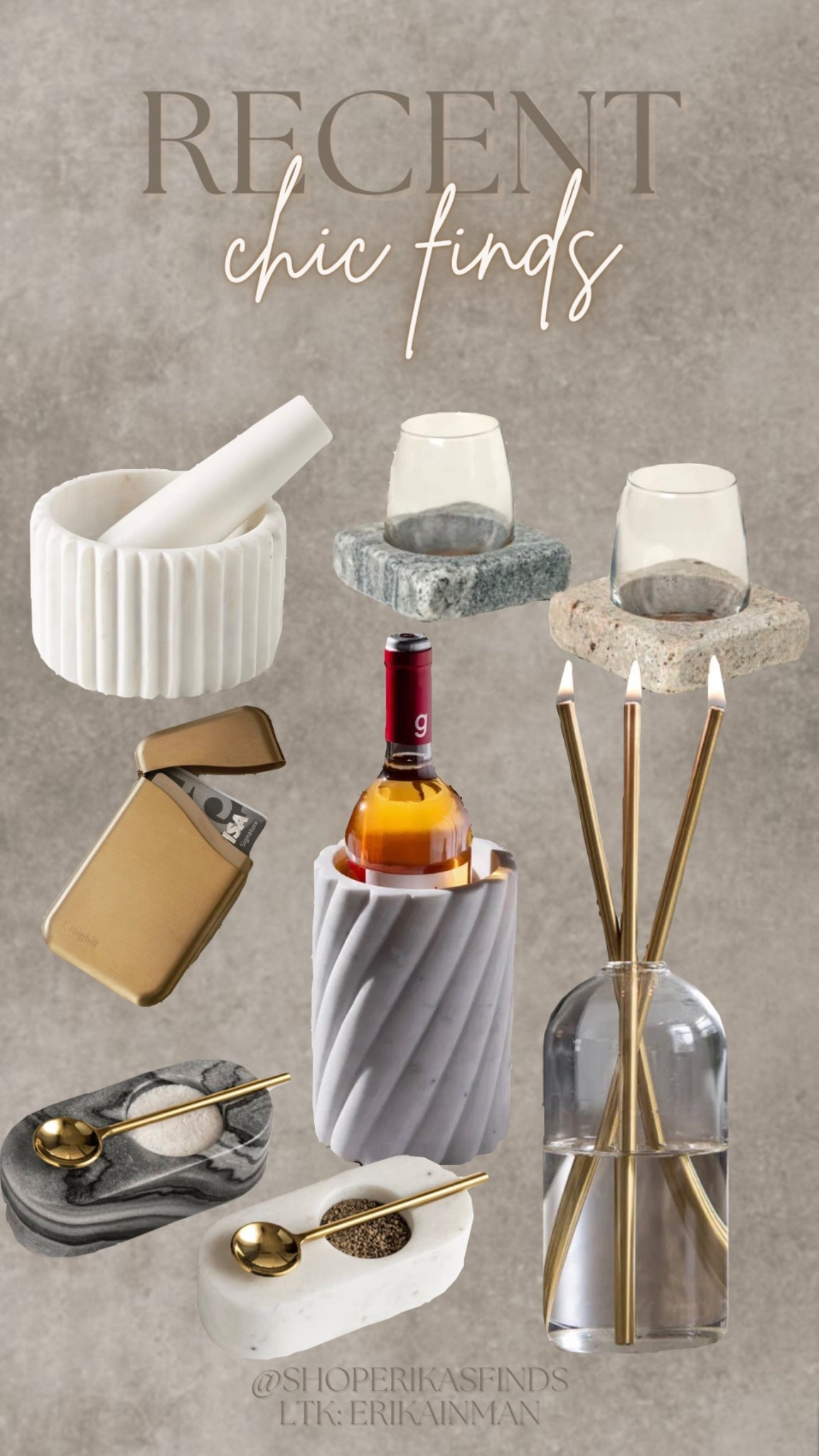 Recent chic finds ✨

Home decor kitchen organizing wine cooler lux home finds everlasting candle 

#LTKHome