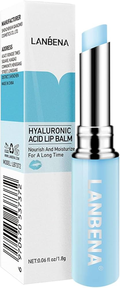 LANBENA Hyaluronic Acid Lip Balm Moisturizing Lips Reduce Fine Lines Relieve Dryness Long-Lasting... | Amazon (US)
