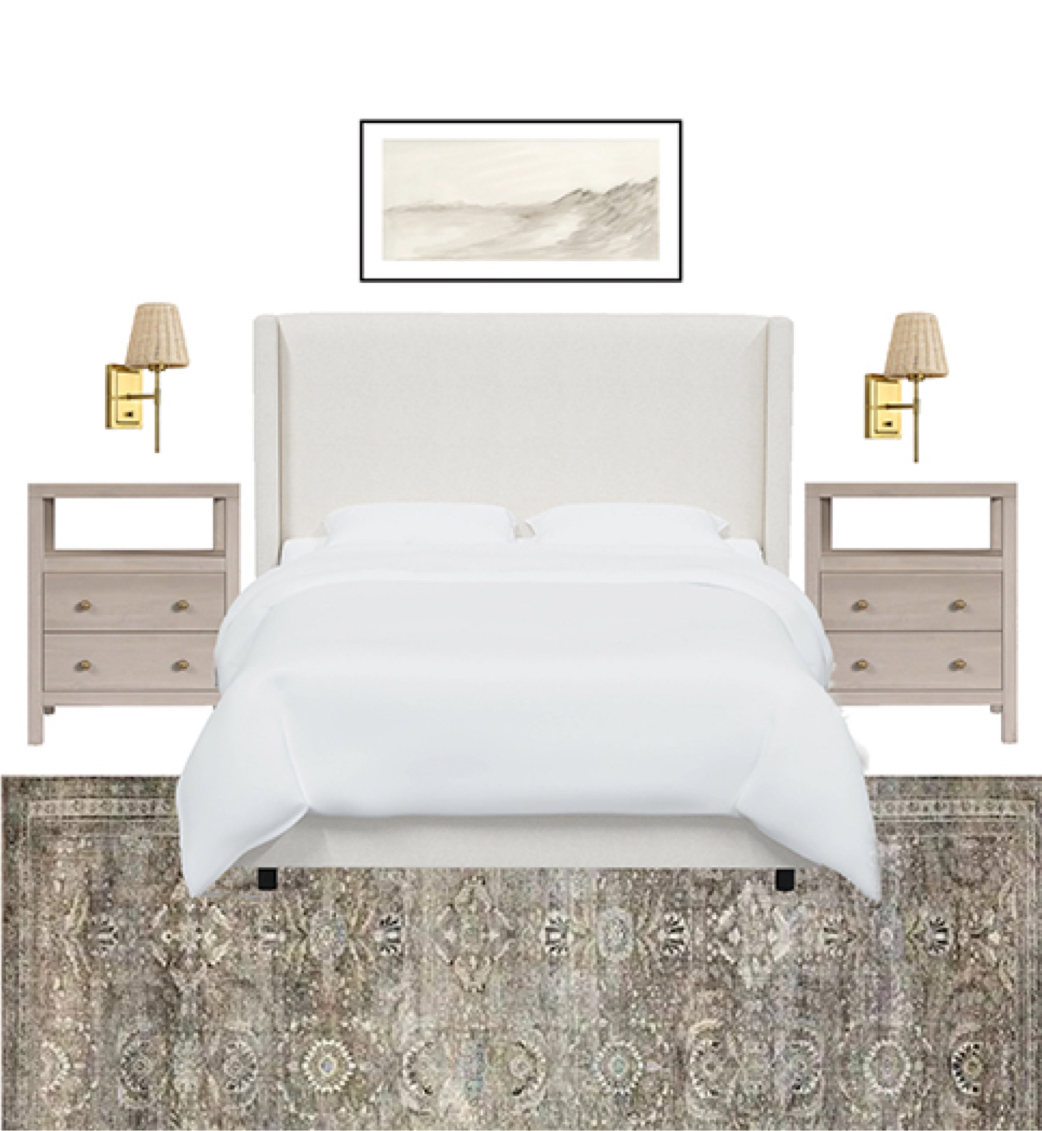 These nightstands are currently on sale! I just bought these for my bedroom and the bed too. I already have the rug and Art!

Neutral bedroom inspiration, bedroom design ideas, Art above bed, coastal bedroom design, off white nightstands, wayfair nightstands, wayfair sale, upholstered bedroom, loloi rug, rattan sconces, Amazon find

#amazonfind #loloirug #bedroomrug #bedroomdesign #bedroomdecor #bedroomart

#LTKhome