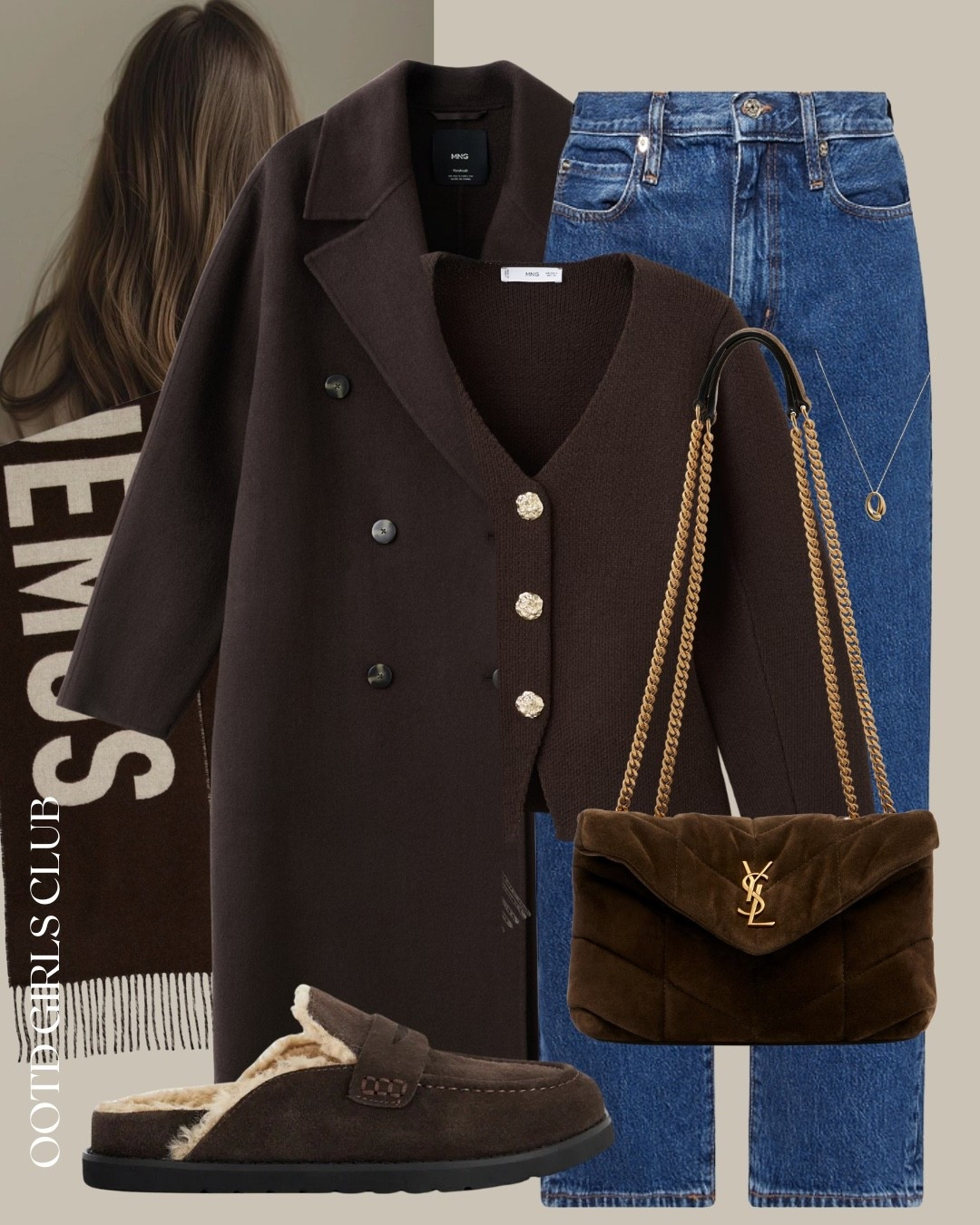 Chocolate brown casual outfit idea 

#LTKwinter #LTKshoes #LTKstyletip