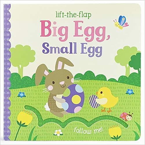 Big Egg, Small Egg - Lift-a-Flap Board Book, Gifts for Easter Baskets or Stuffers Ages 1-4    Boa... | Amazon (US)