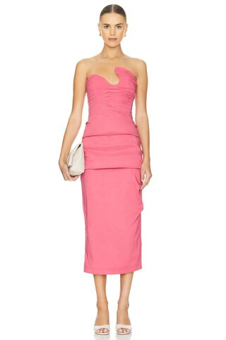 Rachel Gilbert Cheri Dress in Rose from Revolve.com | Revolve Clothing (Global)
