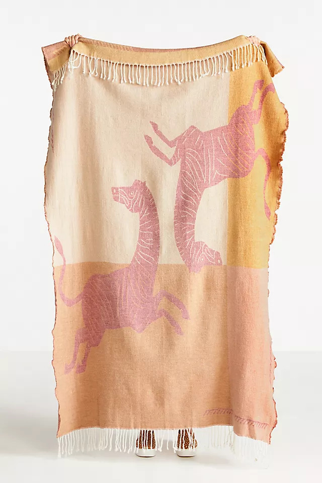 Savanna Wool Blend Throw Blanket | Anthropologie (US)