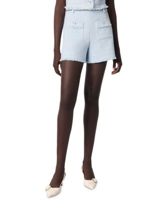 Maje Tweed Shorts With Belt  | Bloomingdale's Women | Bloomingdale's (US)