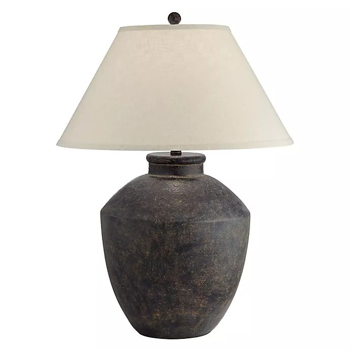 Pacific Coast Lighting® Massa Jar Table Lamp in Dark Terracotta | Bed Bath & Beyond