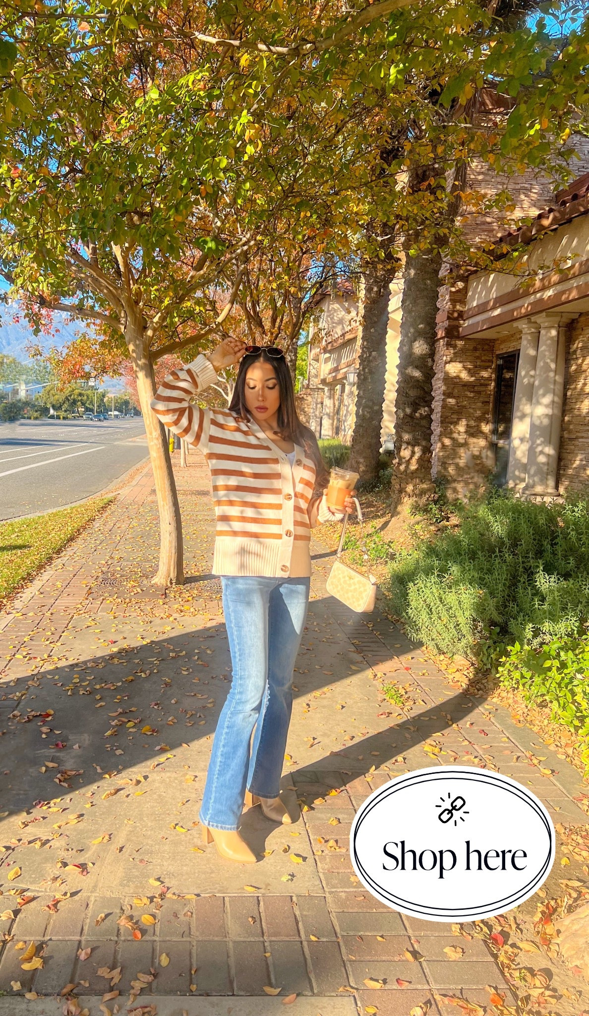Weekend uniform: striped sweater cardi, classic denim, and the comfiest booties. Linking it all on LTK for your winter wardrobe refresh 🤍 #LTKStyle #OOTD #WinterLayers 

#LTKSeasonal #LTKPetite #LTKFindsUnder50