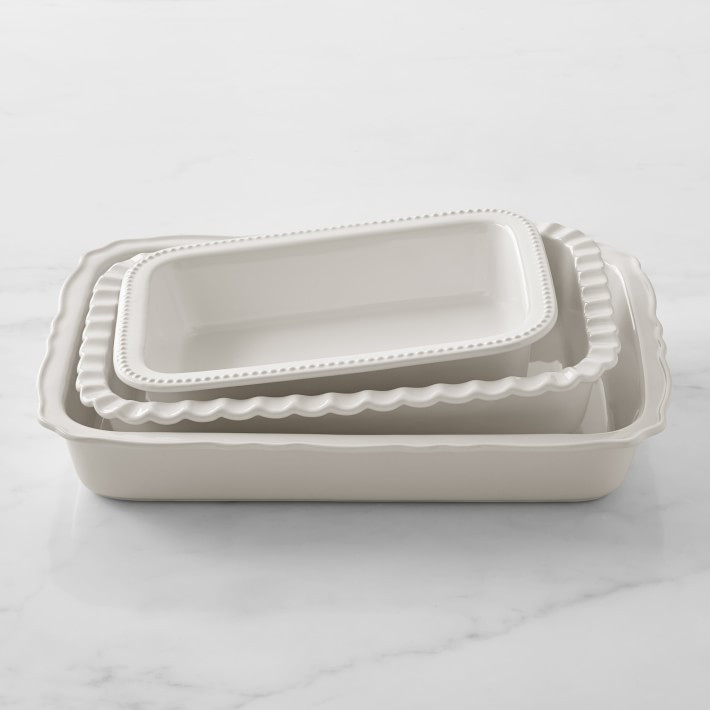 Williams Sonoma Stoneware Rectangular Bakers, Set of 3 | Williams-Sonoma