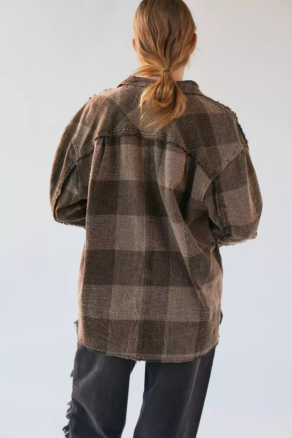 BDG Andy Flannel Distressed Button-Down Shirt | Urban Outfitters (US and RoW)