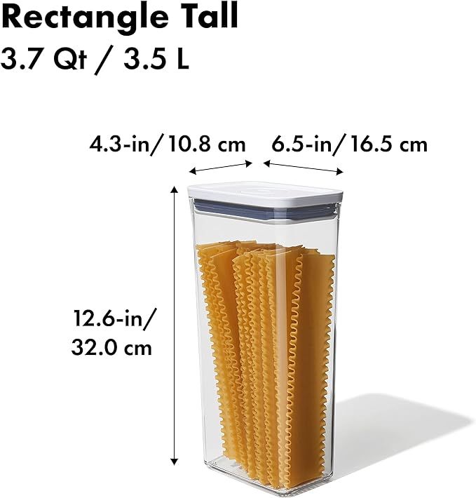OXO Good Grips POP Container - Rectangle Tall 3.7 Qt | Amazon (US)