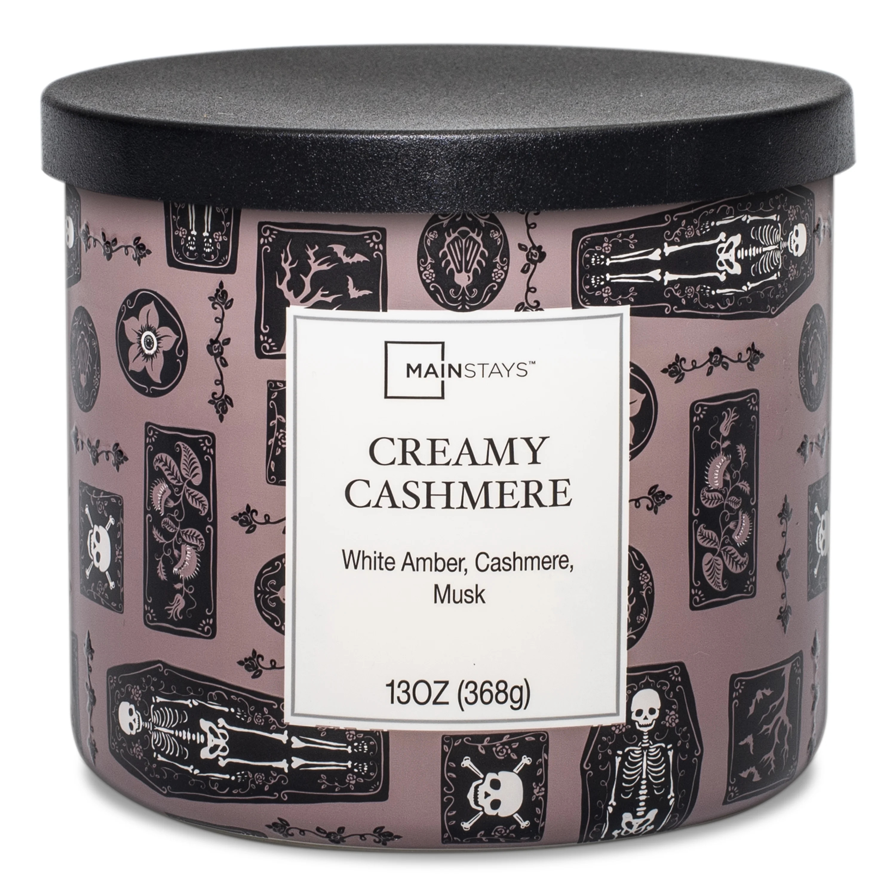 Mainstays Creamy Cashmere Scented 3-Wick Candle, 13 oz. | Walmart (US)
