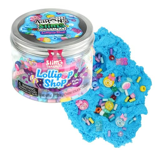 Crazy Aaron's Slime Charmers® - Lollipop Shop - Fluffy Blue Cloud Slime, Sensory Toys for Kids - Creative and Endless Fun, Stress Relief Therapy, Gifts for Girls and Boys - Made in USA | Amazon (US)