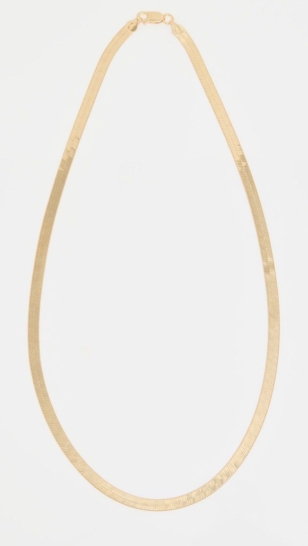 Ultra Herringbone Chain Necklace | Shopbop