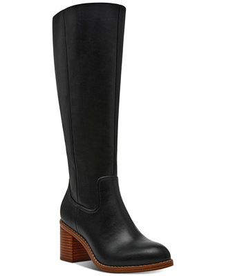 DV Dolce Vita Women's Ullah Wide Calf Block Heel Dress Boots - Macy's | Macy's
