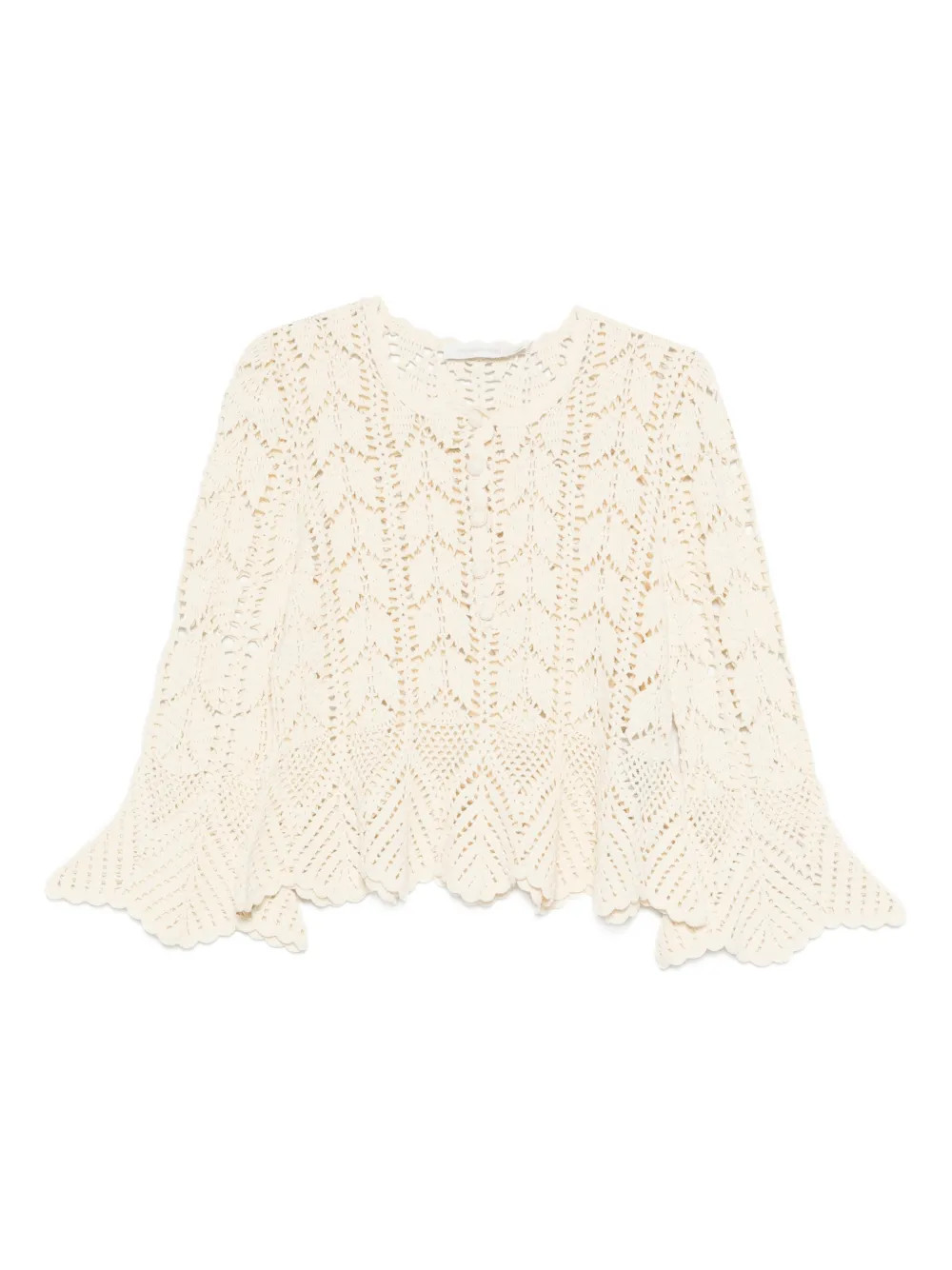Awaken lace crochet top | Farfetch Global