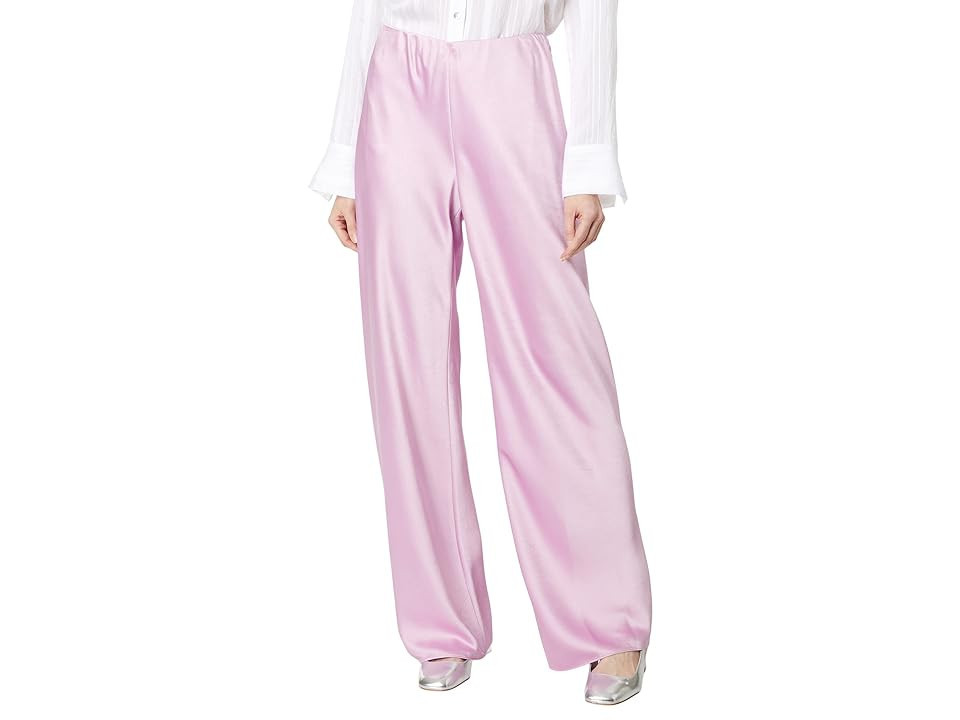 Vince High-Waist Satin Bias Pants (Petal Nectar) Women's Clothing | Zappos