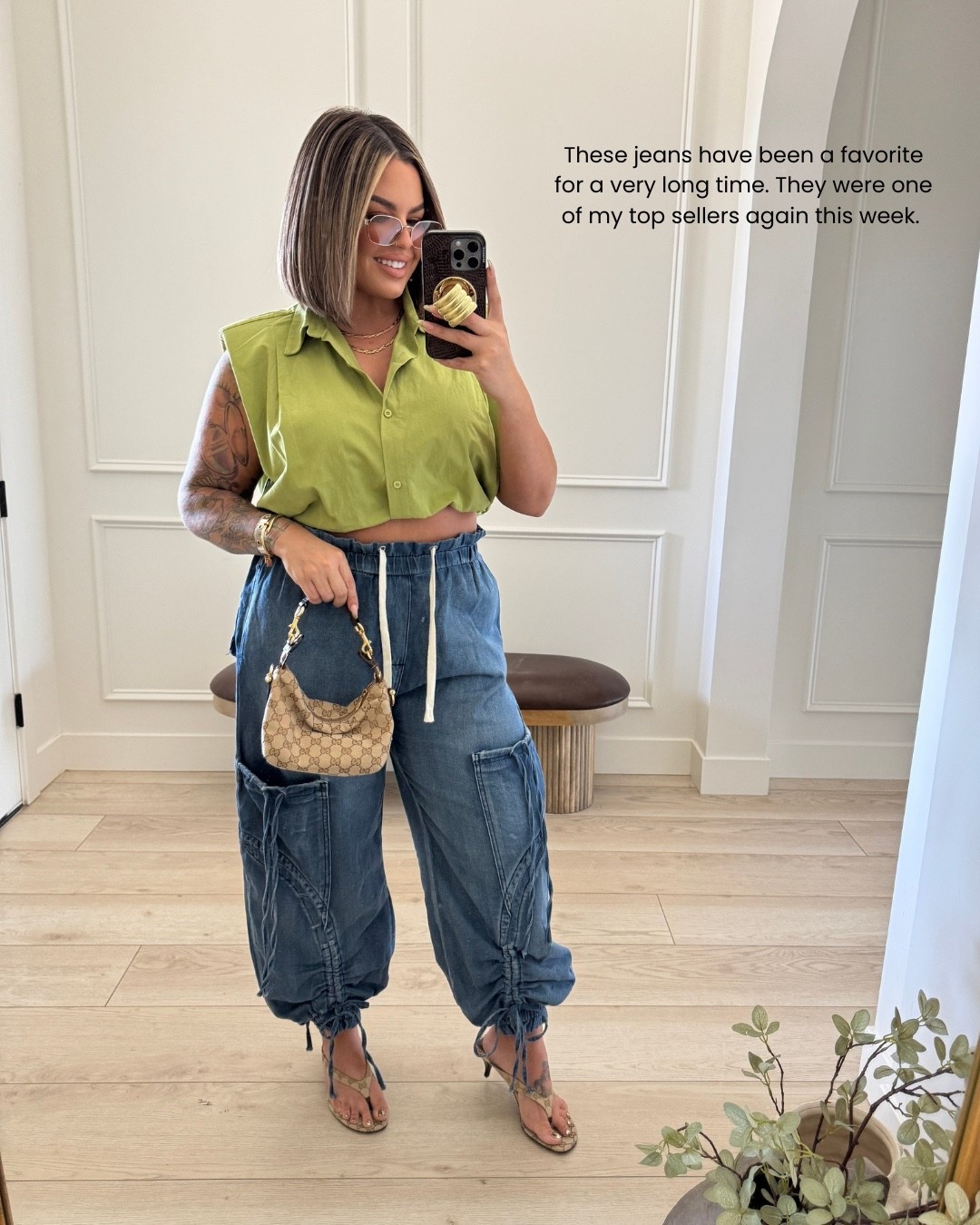Size xl in both could have done L in both tho. 
#amazon #denim #cargo #favs 

#LTKootd #LTKSaleAlert #LTKMidsize