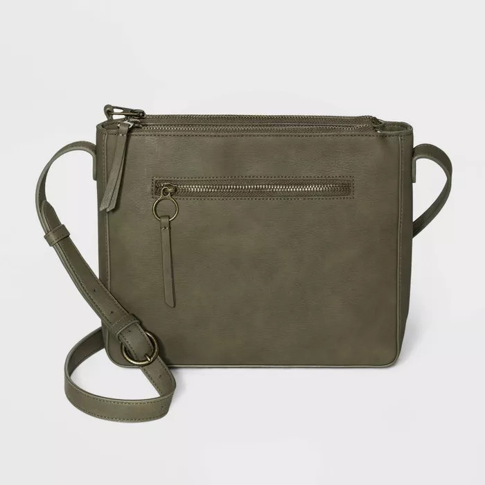 Magnetic Closure Triple Compartment Crossbody Bag - Universal Thread™ | Target