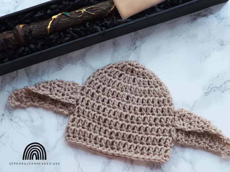 Handmade Crochet Beige Elf Baby Hat Crochet 6 Sizes Made to Order Photoshoot Prop Baby Shower - E... | Etsy (UK)