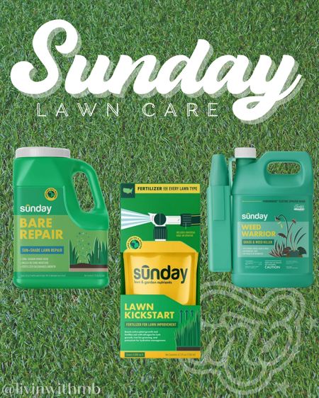 Some of our favorite lawncare products from Sunday! 

Better for the planet, people & pets. Sunday products contain no harsh chemicals, and promote a sustainable yard ecosystem  

#LTKSeasonal #LTKhome #LTKmens