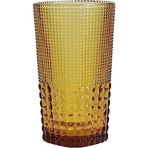 Fortessa Malcolm Iced Beverage Cocktail Glass, 6 Count (Pack of 1), Amber | Amazon (US)