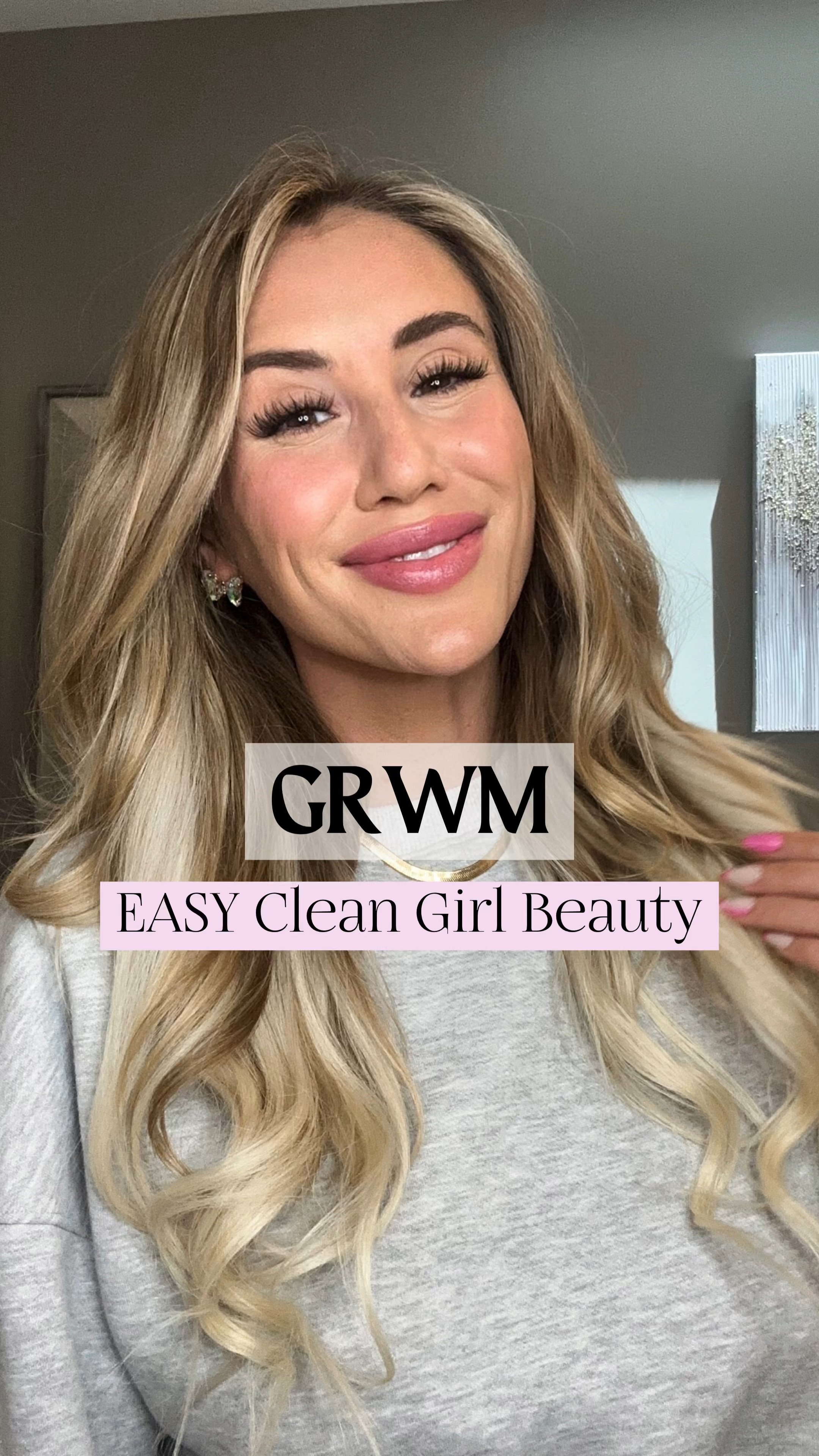 Keeping it Real: My Clean Girl Beauty GRWM with All the Bloopers! These products are all summer beauty essentials for me ☀️💕 This is a fast & EASY summer look that anyone can achieve. This works great on young or mature skin for a bright, dewy glow. 

I even apply the no glue lashes (amazing replacement for lash extensions!!) on camera that you guys loved so much! I wear these for 6 days and have gotten so many people hooked 😍

Brands used:
Benefit
Bobbi Brown
IT Cosmetics
Kiss Impress
Tarte
Ciate London
NYX
Well People
Olive & June
.⁣
.⁣
.⁣
.⁣
.⁣
#dailymakeup #cleanmakeup #minimalmakeuplook #cleangirlmakeuptutorial #summerbeautyproducts #summerbeautyessentials #explore #summerbeautymusthaves #beautyessentials #summermakeuplook #cleangirlmakeuplook #summerbeautyhacks #summermakeup #softmakeup #motd #nomakeupmakeup #summerlook #minimalmakeup #naturalmakeup #glowymakeup #summerbeautytips #makeuptutorial #cleanmakeuplook #everydaymakeup #makeuplook #dewyskin #tiktokmakeup 

Primer | Moisturizer | Fake Eyelashes | False Eyelashes | Strip Lashes | At Home Lash Extensions | Clean Beauty Routine | Get Ready With Me | Press On Nails | Beauty Routine | Summer makeup trends | Beach Beauty Looks | Dewy Summer Makeup | Fresh Summer Beauty Makeup Looks | Heatproof makeup tips | Poolside beauty looks | Summer glow | summer beauty products 2023 | summer beauty inspiration | beauty inspo | summer beauty essentials | clean girl makeup | natural makeup

#LTKbeauty #LTKxNSale #LTKunder50