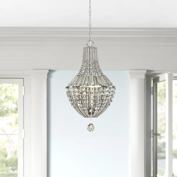 Needham Market 4 - Light Dimmable Empire Chandelier | Wayfair North America