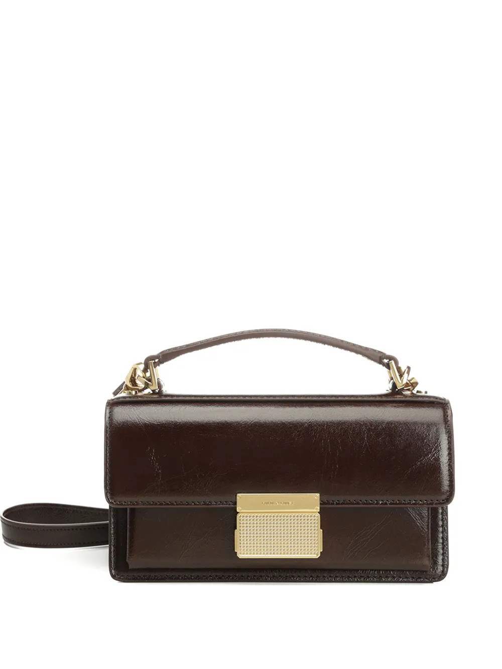Golden Goose leather shoulder bag - Brown | Farfetch Global