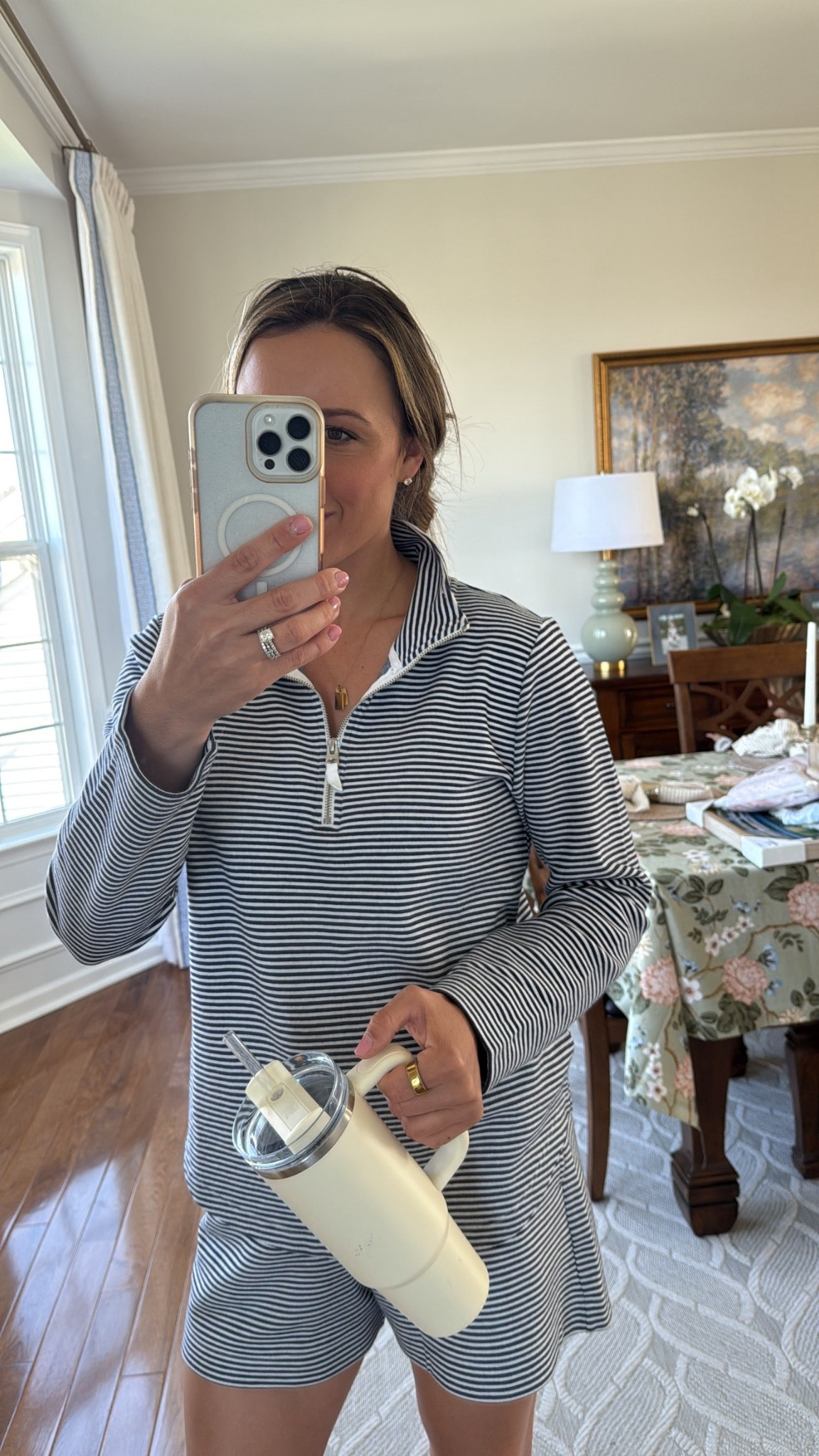 Matching set, navy set, striped athleisure, jcrew, spring style, mom outfit

#LTKSaleAlert #LTKootd #LTKActive
