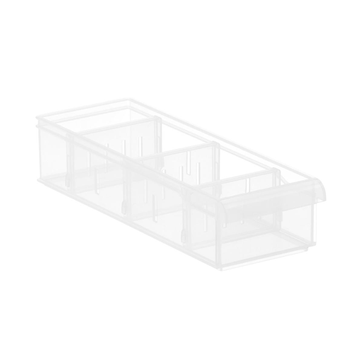 XS Stacking Plastic Bin Clear | The Container Store