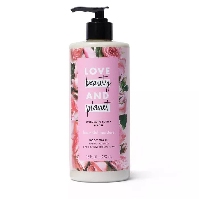 Love Beauty & Planet Murumuru Butter & Rose Bountiful Moisture Body Wash Soap - 16 fl oz | Target