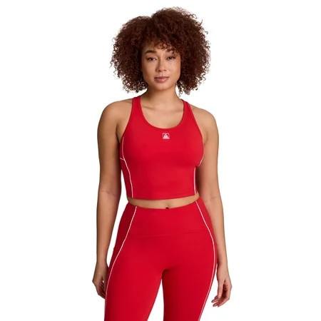 Reebok Women's Team Player Cropped Bra Tank with Removable Cups | Walmart (US)