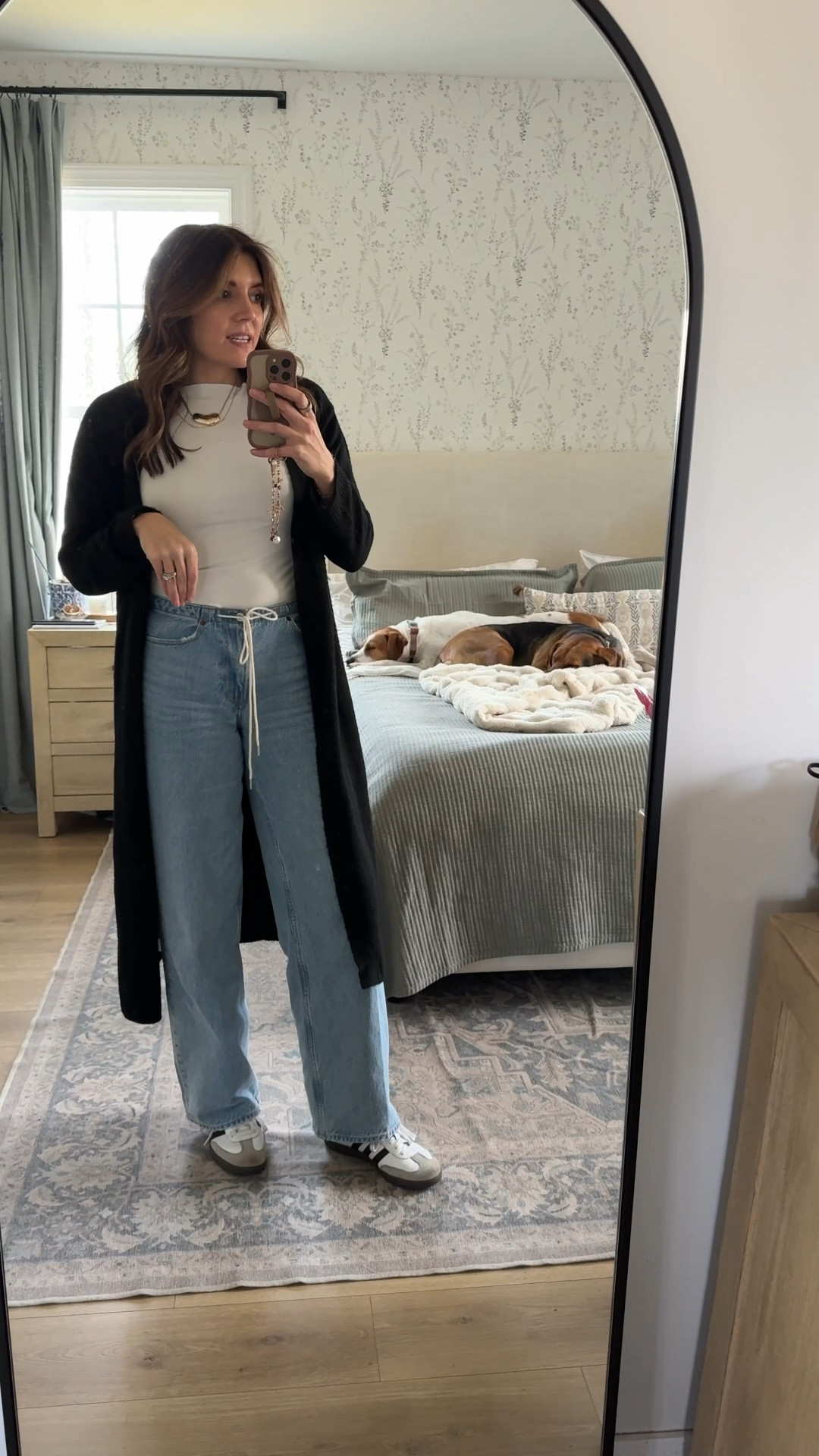 Abercrombie jean sale!! These relaxed fit jeans are going to be the IT Jean for going into spring. I’m 5’7” in a 26 tall length. Originally $90 now $57 with code DENIMAF. 

#LTKSaleAlert #LTKOver40 #LTKTall