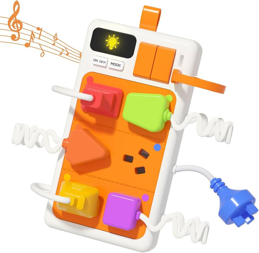 Plug Outlet Busy Board Educational Toy for Airplane & Car Travel | Amazon (US)
