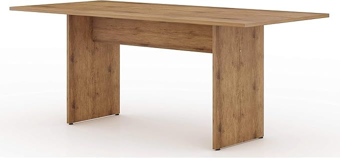 Manhattan Comfort NoMad Mid Century Modern Rustic Dining Table, 67.91", Nature | Amazon (US)