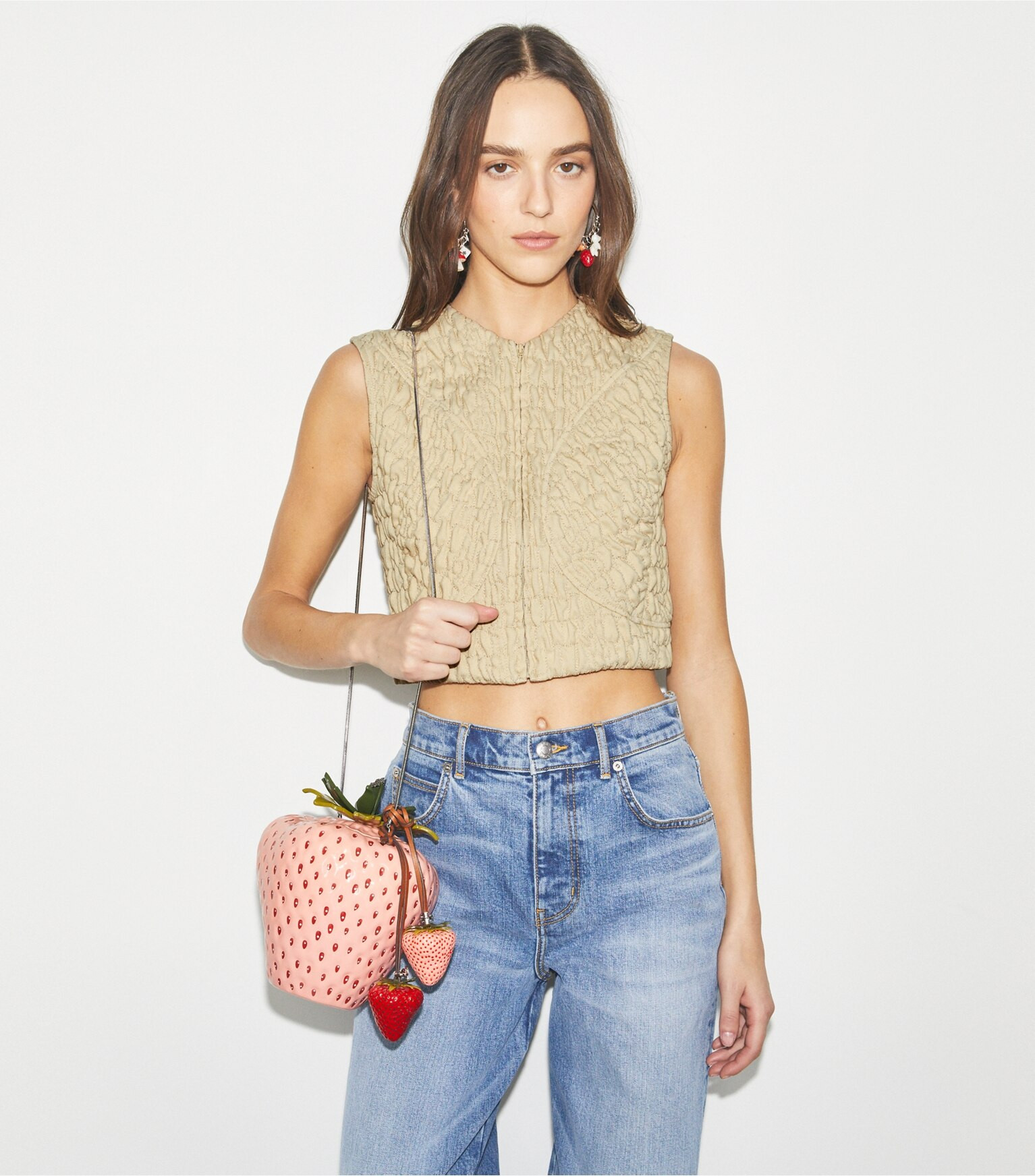 Strawberry Mini Bag: Women's Designer Crossbody Bags | Tory Burch | Tory Burch (US)