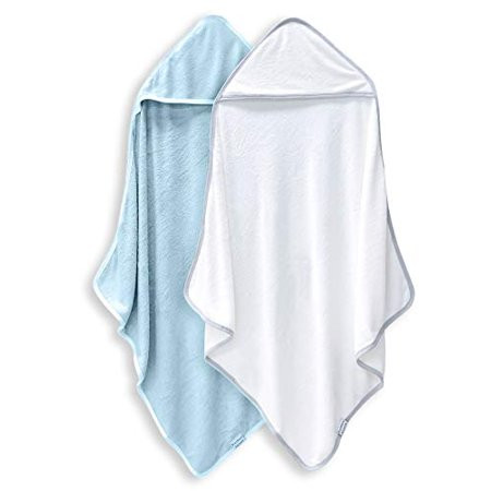 2 Pack Premium Bamboo Baby Bath Towel - Ultra Soft Hooded Towels for Babies Toddler Infant - Newborn | Walmart (US)
